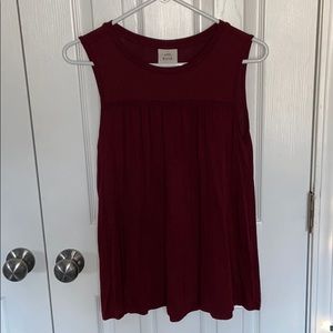 Knox Rose Maroon Tank Top
